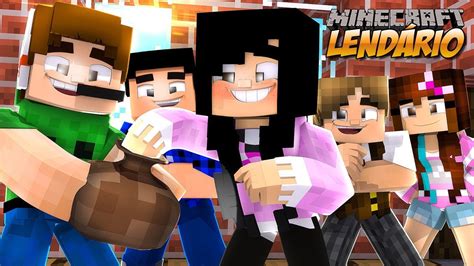 AMIGO SECRETO DOS YOUTUBERS E AVENTURAS Minecraft Lendário 03