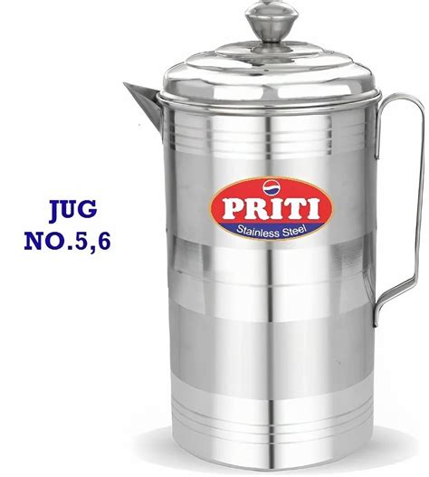 Priti Silver Stainless Steel Jug At Piece In Thane Id