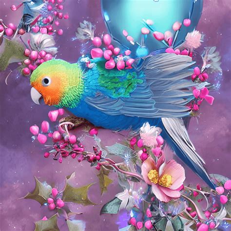 Fantasy Baby Parrot Graphic · Creative Fabrica