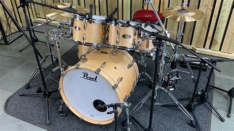 Pearl Masters Maple Gum Shell Pack Drummer S Review Youtube