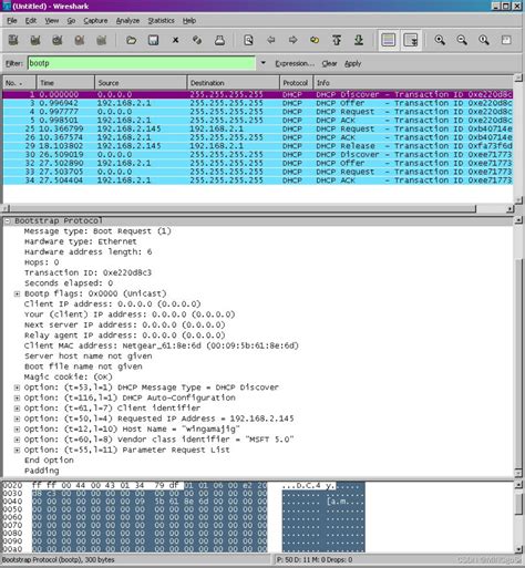 Wireshark Lab8dhcpwireshark Lab Dhcp Csdn博客