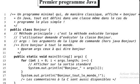 Java Tableau Objet Elcho Table