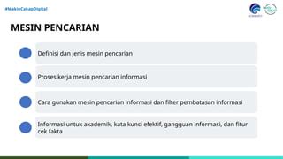 Materi Literasi Digital Kominfo Tentang Cakap Digital PPT