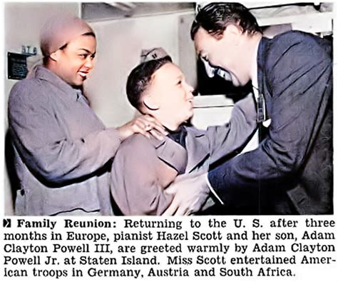 Hazel Scott Adam Clayton Powell And Their Son Adam Iii Flickr