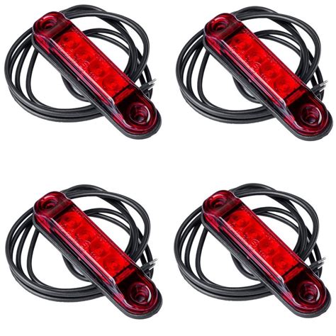 Piloto de gálibo LED Horpol SLIM rojo