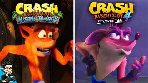 Crash Bandicoot Vs N Sane Trilogy Direct Comparison Youtube