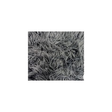 Buy Mongolian Fabric Faux Fur Gray 58 Wide Sold By The Yard By