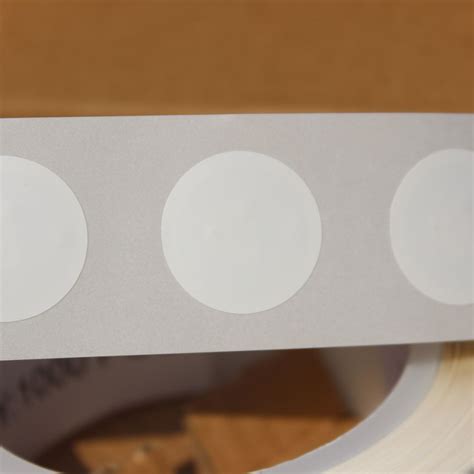 30mm NFC Sticker White PVC NTAG 424 DNA NT4H2421Gx ZipNFC UK NFC