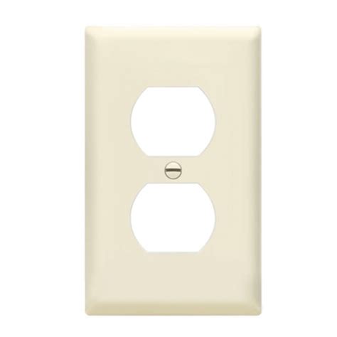 Enerlites 8821 La Duplex Receptacle One Gang Wall Plate Light Almond