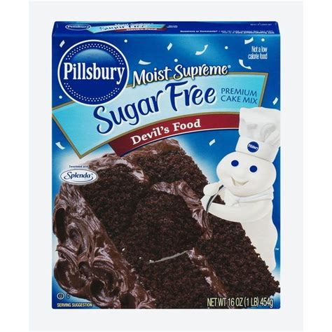 Pillsbury Cake Mix, Premium, Sugar Free, Devil's Food (16 oz) - Instacart