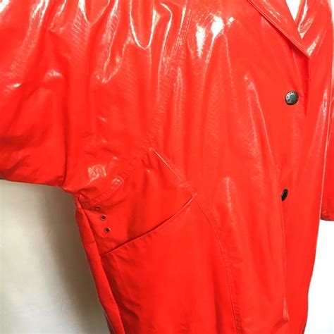 Wippette Jackets Coats S Red Rain Slicker Kenn Sporn For