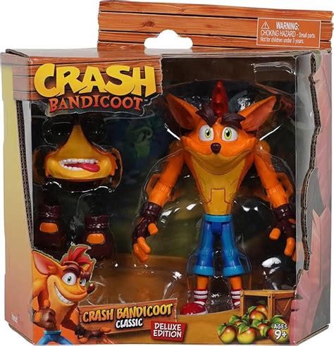 Crash Bandicoot Bandai Deluxe Edition Action Figure Giocattolo