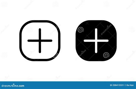 New Post Icon On Social Media Add Picture Symbol Image Stock Vector