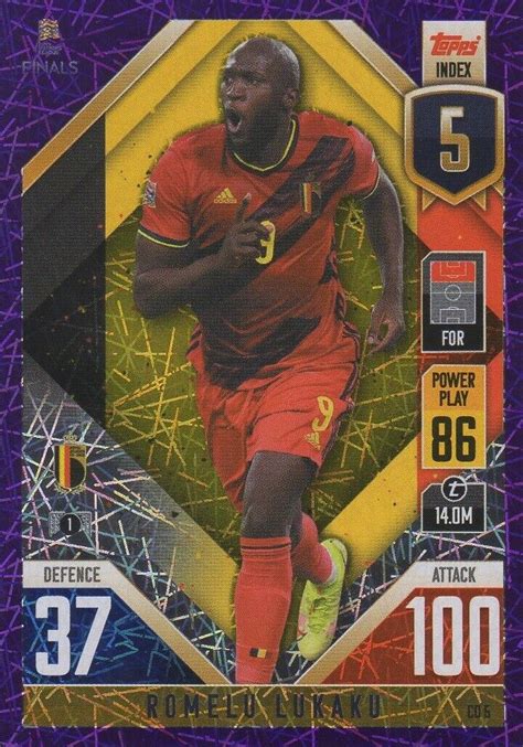 Topps Match Attax Road To Nations League Finals Purple Parallel