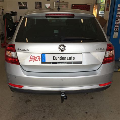 Brink Anhängerkupplung SKODA RAPID Spaceback abnehmbar 13pol Elektrik