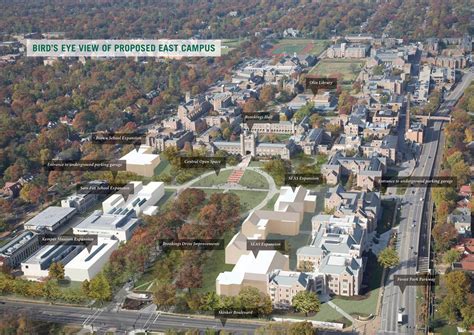 Washington University In St Louis East Campus Framework Plan Sasaki