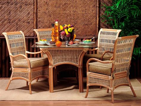 Island Paradise Rattan Dining Set | Kozy Kingdom