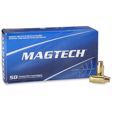 Magtech Pistol 45 ACP 230 Grain FMC SWC 50 Rounds 71517 45 ACP