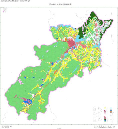 罗山县乡镇土地利用总体规划图