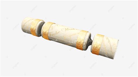 Christmas Cracker Isolated Seasonal Christmas Object PNG Transparent