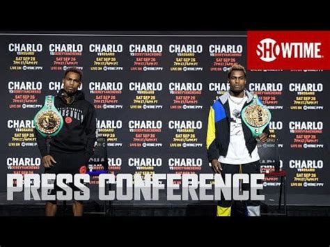 Charlo vs. Rosario/Charlo vs. Derevyanchenko: Press Conference ...