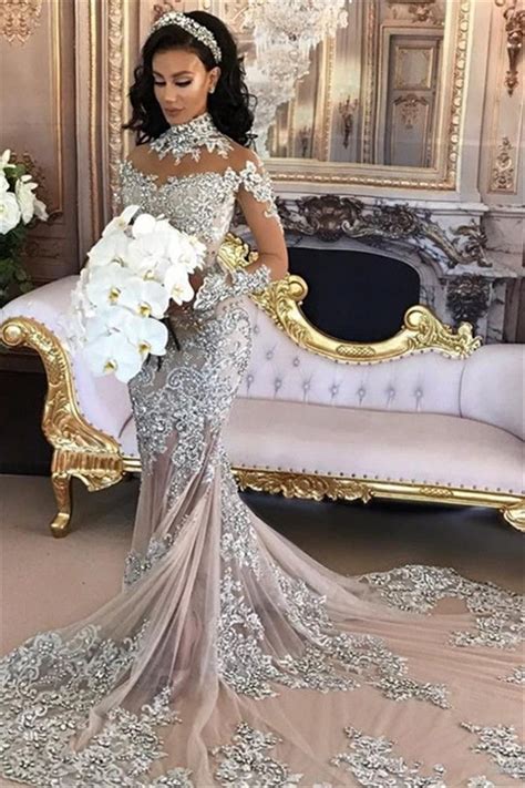 Sexy Bling Mermaid Wedding Dresses