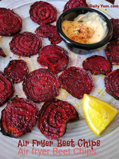 Homemade Crispy Air Fryer Beet Chips Mamamia Recipes