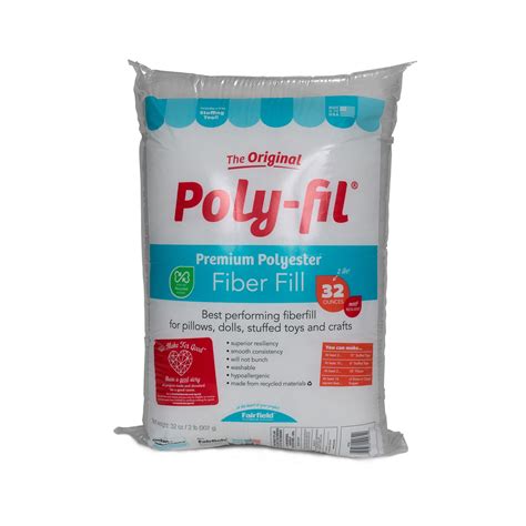 Fairfield Poly-Fil Premium Polyester Fiberfill Filler, 32 oz. - Walmart ...