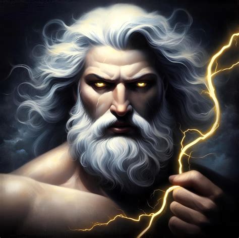 Premium AI Image | The Incredible Greek God Zeus God of the Sky and ...