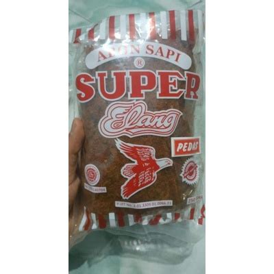 Jual Abon Sapi Super Cap Elang Gram Pedas Shopee Indonesia