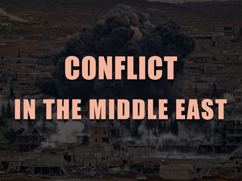 Conflict In The Middle East KS2 Key Stage 3 Teaching Resources