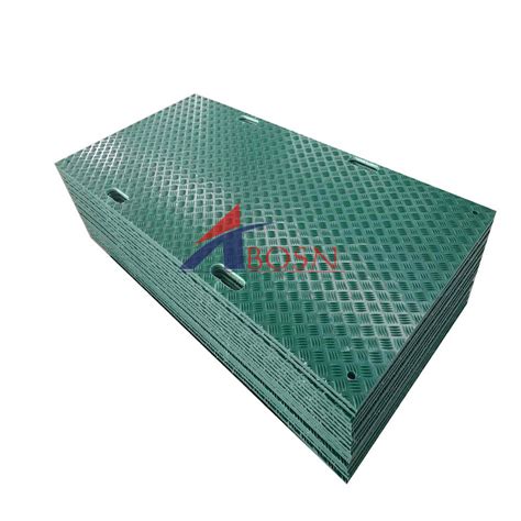 Plastic Uhmwpe Hdpe Temporary Construct Excavator Road Mats Swamp