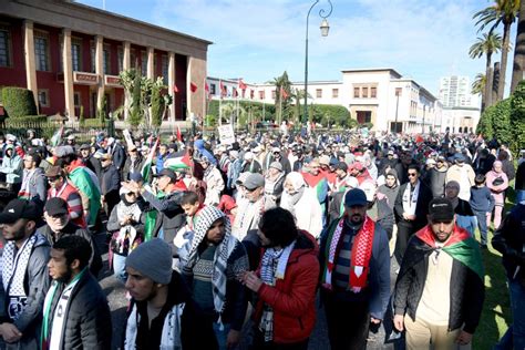 Rabat La mobilisation des Marocains en soutien à Gaza se poursuit