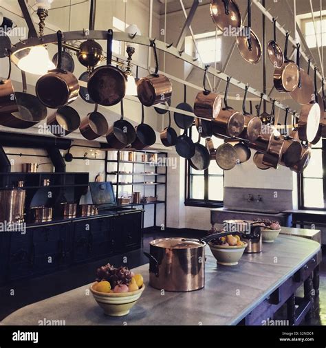 The kitchen at The Breakers mansion, Newport, Rhode Island, United ...