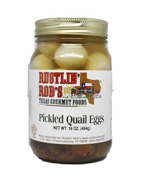 Spicy Pickled Quail Eggs • Rustlin Rob S Gourmet Texas Foods Pickled Quail Eggs Quail Eggs Food