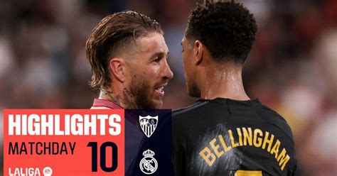 Ergebnis Sevilla Real Madrid 1 1 10 Spieltag La Liga 2023 2024 21 10