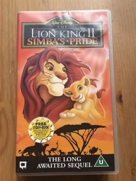 The Lion King Ii Simba S Pride Vhs Walt Disney Video Tape Eur