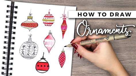 How To Draw Christmas Ornaments