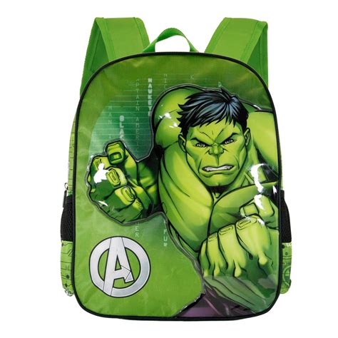 Mochila Escolar Hulk Verde Challenge Hulk