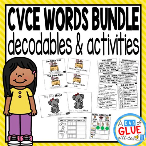 Cvce Decodable Reader Bundle A Dab Of Glue Will Do