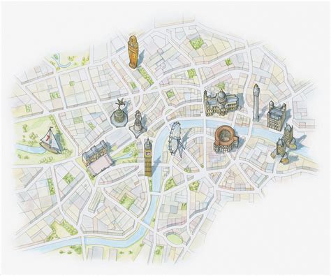 Map Of London Print Artofit