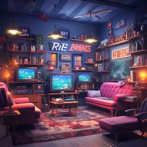 Premium Photo Retro Gaming Den Bit Pixelated Backdrop Retro Game