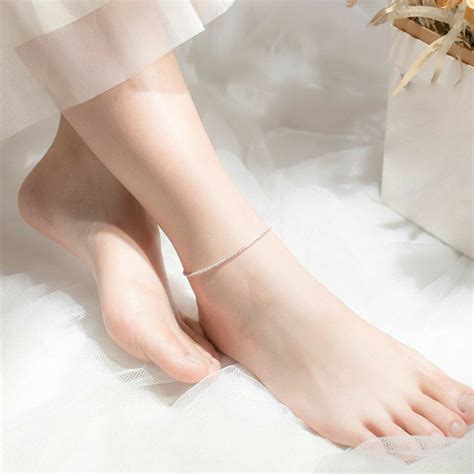 Pin By Pinner On Jewelry In 2022 Foot Jewelry Silver Chain Anklet