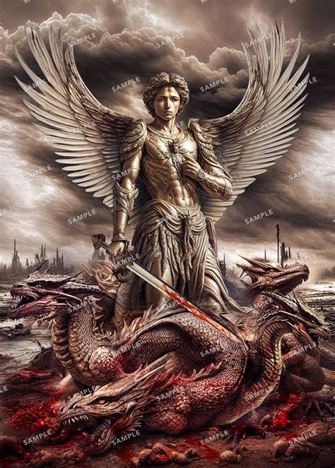 Entry 10 By Vungurean For New Artwork For Archangel Michael Defeating