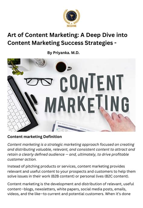 Ppt Art Of Content Marketing A Deep Dive Into Content Marketing