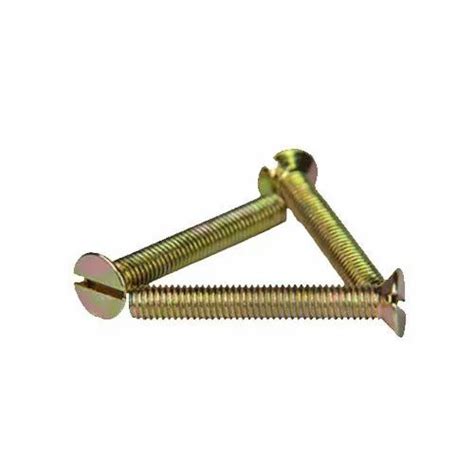 Mild Steel Slotted Machine Pan Head Screw Size M M At Rs Kg In