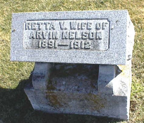 Retta Vina Richardson Nelson M Morial Find A Grave