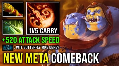 New Meta V Butterfly Mkb Comeback Right Click Hard Carry Ogre Magi