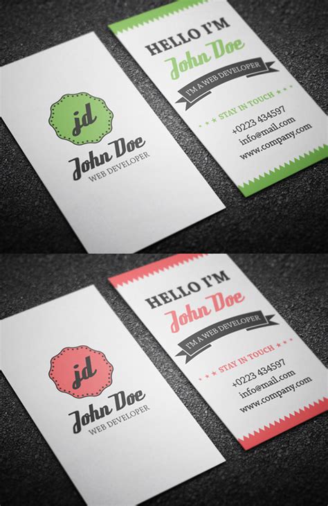 25 Free Business Cards Psd Templates Print Ready Design Idevie