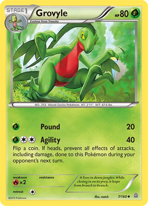 Grovyle Prc 7 Pokemon Tcg Pok Cards